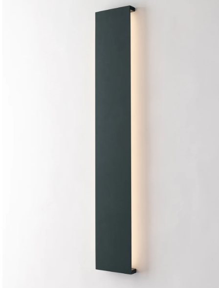 Applique per esterno in alluminio antracite IP65 led integrato luce natura 4000°k disponibile in due misure RIBBON Applique per esterno in alluminio antracite IP65 led integrato luce natura 4000°k disponibile in due misure RIBBON